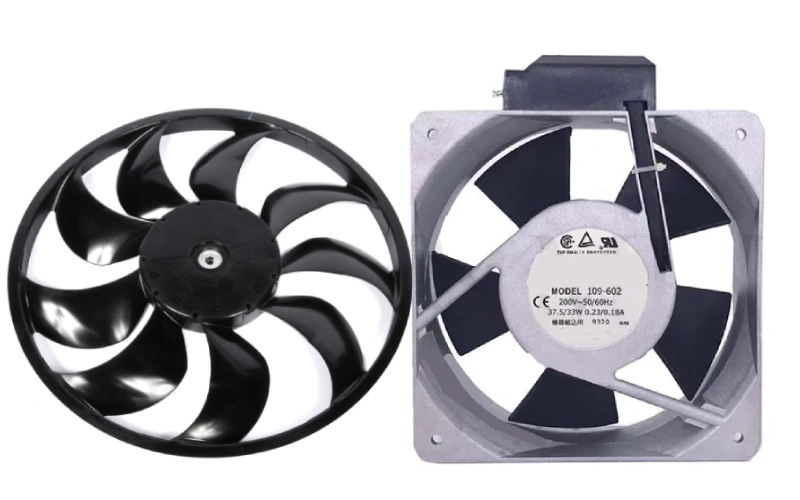 types of fan blades designs for better cooling