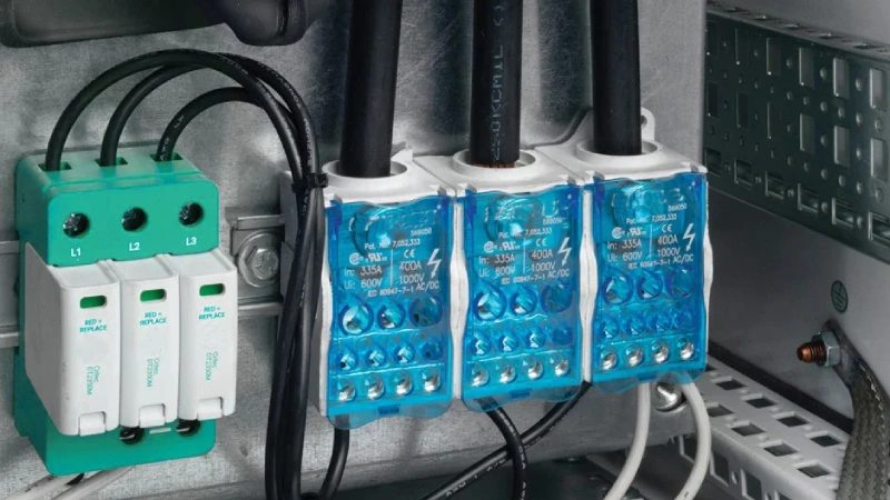 use a power distribution terminal block