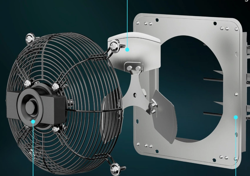 ventilation fan durability and stable air performance