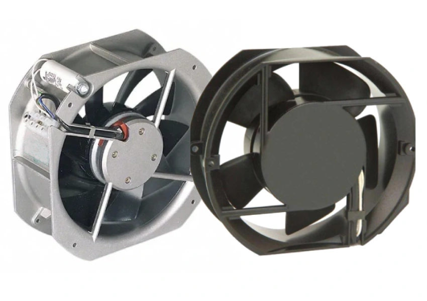 ventilation fan high quality pbt plastic blades and aluminum frames