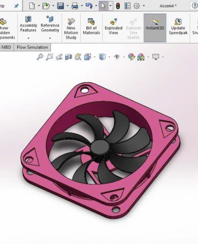 cpu fan design & development