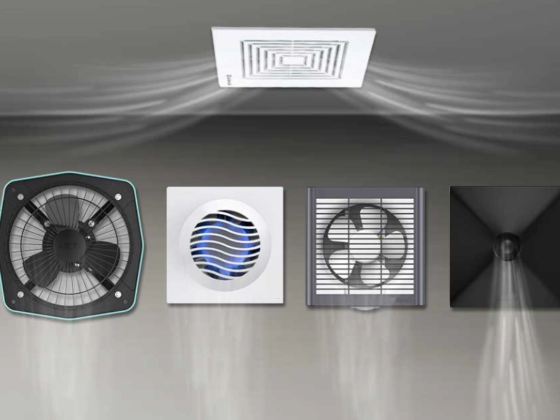 durability and stable air performance louvered vent fan