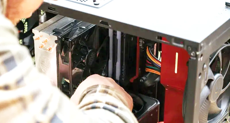 replacing and cleaning cpu fan