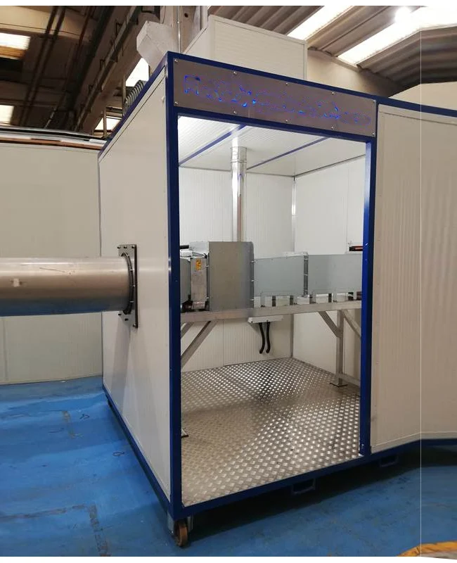 water to air heat exchanger testing