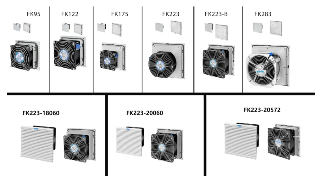 cabinet fan size and options