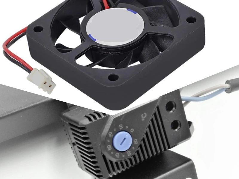 cabinet fans with thermostat