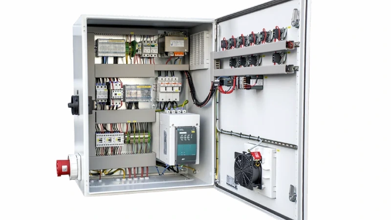 control cabinet components