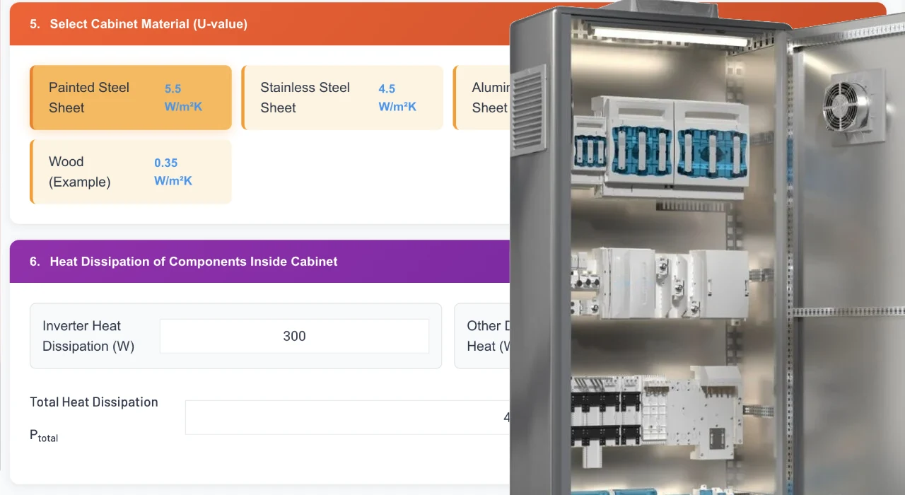 how using the enclosure cooling calculator