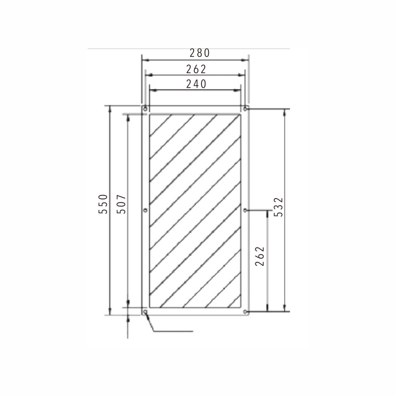 narrow air conditioning units dimension diagram