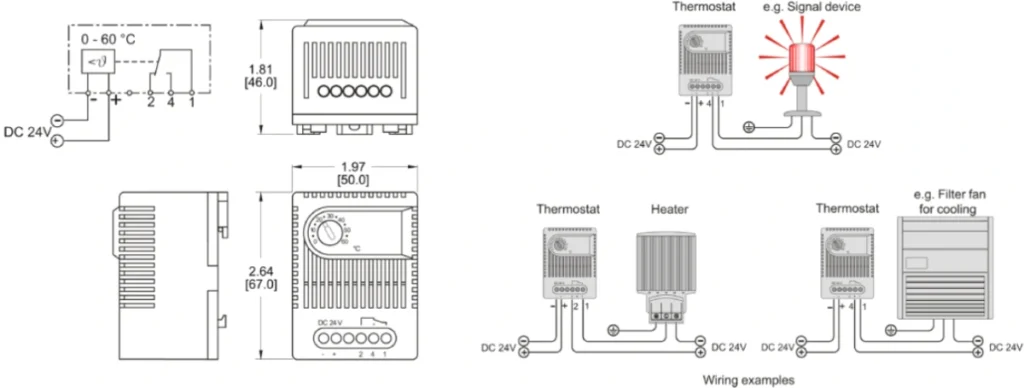 thermostat with hysteresis