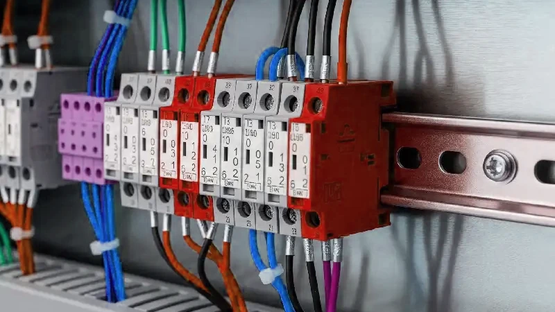 cabinet din rail guide