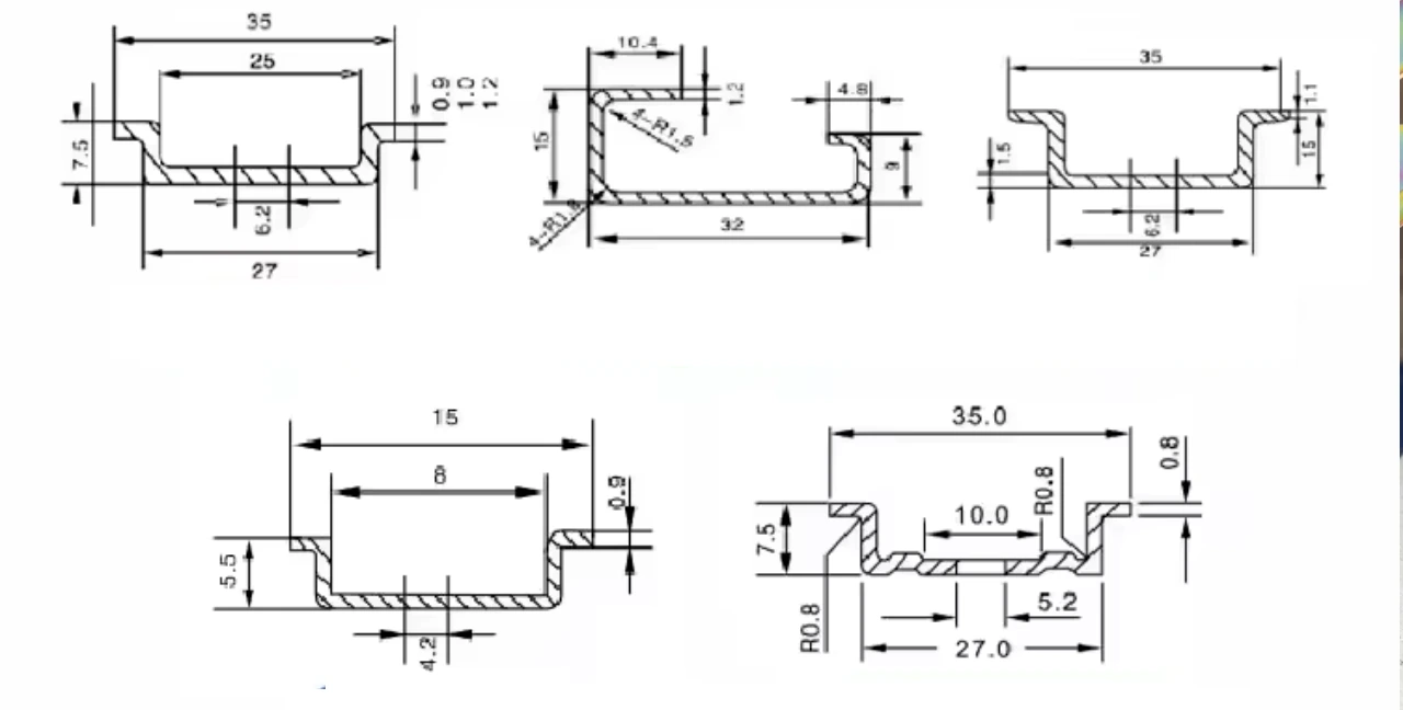 electrical din rail size electrical din rail size