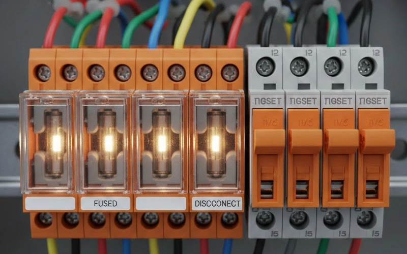 fused and disconnect terminal blocks