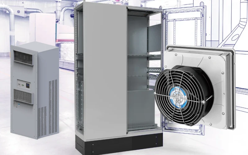 how to control heat from electronics in cabinet