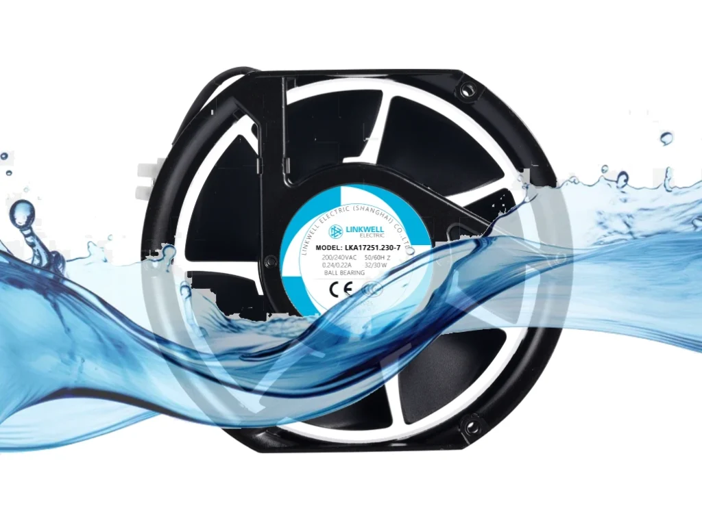 ip65 and ip68 protection levels fan