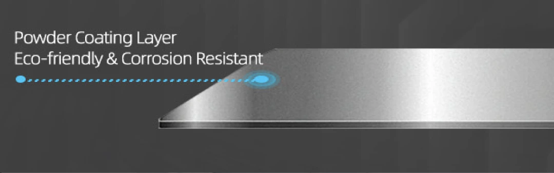 powder coating layer eco friendly & corrosion resistant