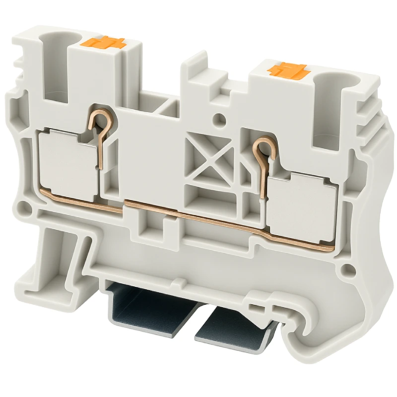 spring clamp din rail terminal block