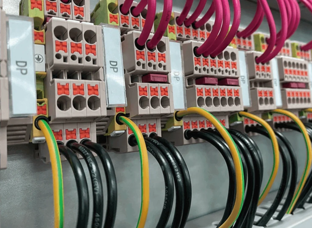 terminal block application in industrial automation