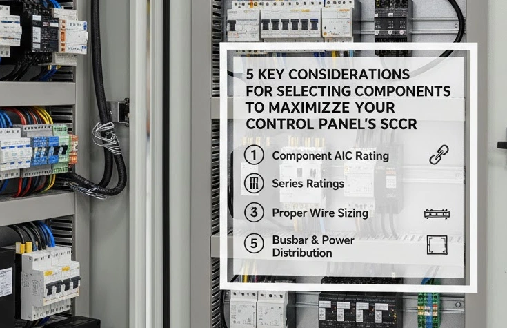 5 key considerations for selecting components to maximize your control panel’s sccr