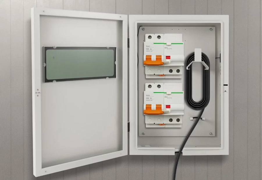 ev charging stations large electrical junction box
