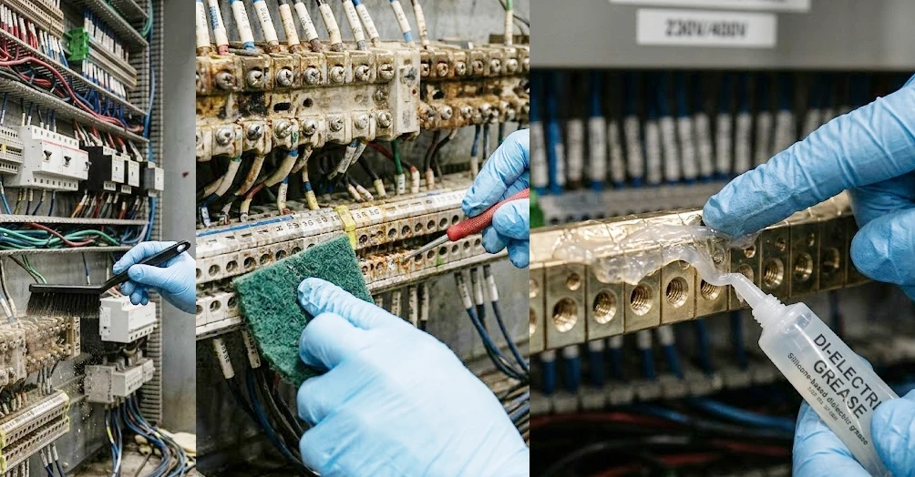 how to remove corrosion and clean terminals