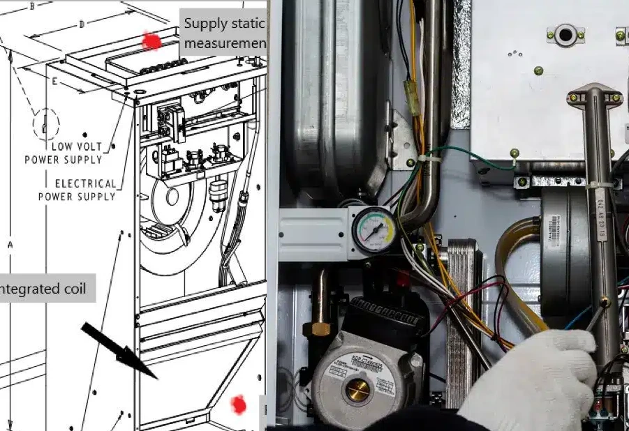 static pressure in hvac and electrical cabinets