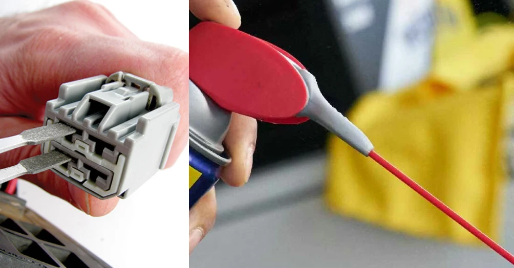 tools and contact cleaner for terminals