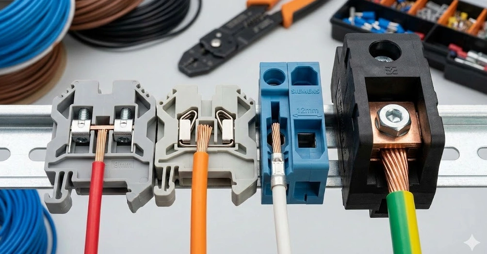 wire stripping length for different terminal block types